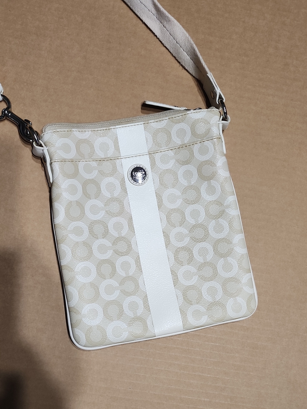 COACH  OPT ART CROSSBODY BAG